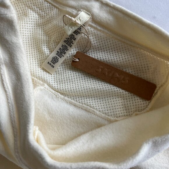 SKIMS Outdoor Fleece Flare Leg Sweatpants - Ecru - Size S - Picture 6 of 6